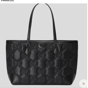 Authentic Gucci GG Matellase Medium Tote